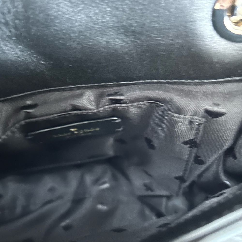 Kate Spade EUC Elegant Black Quilted Chain Shoulder Bag AND dust cover - Picture 4 of 10